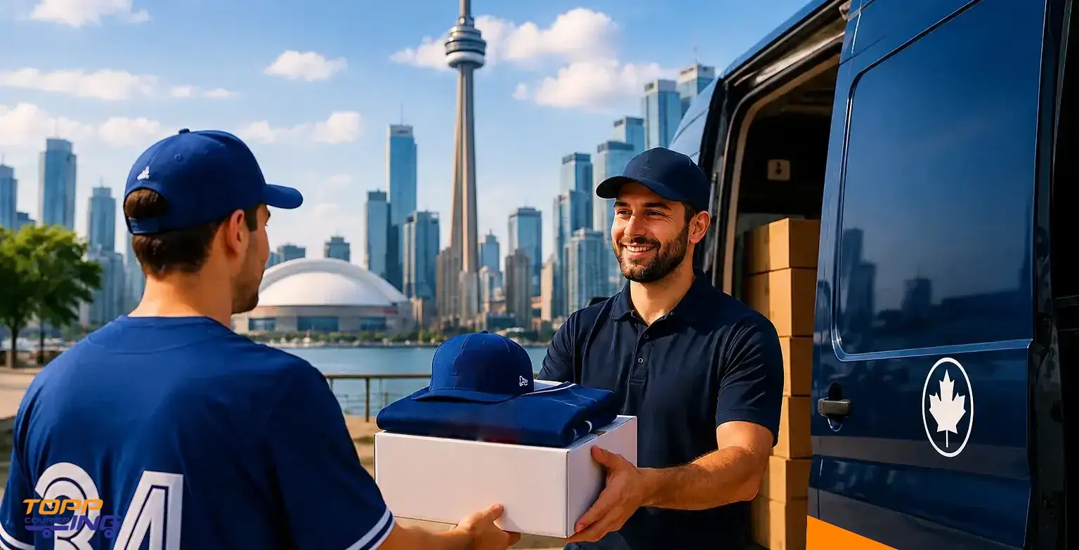 Sports merchandise and apparel delivery in Toronto